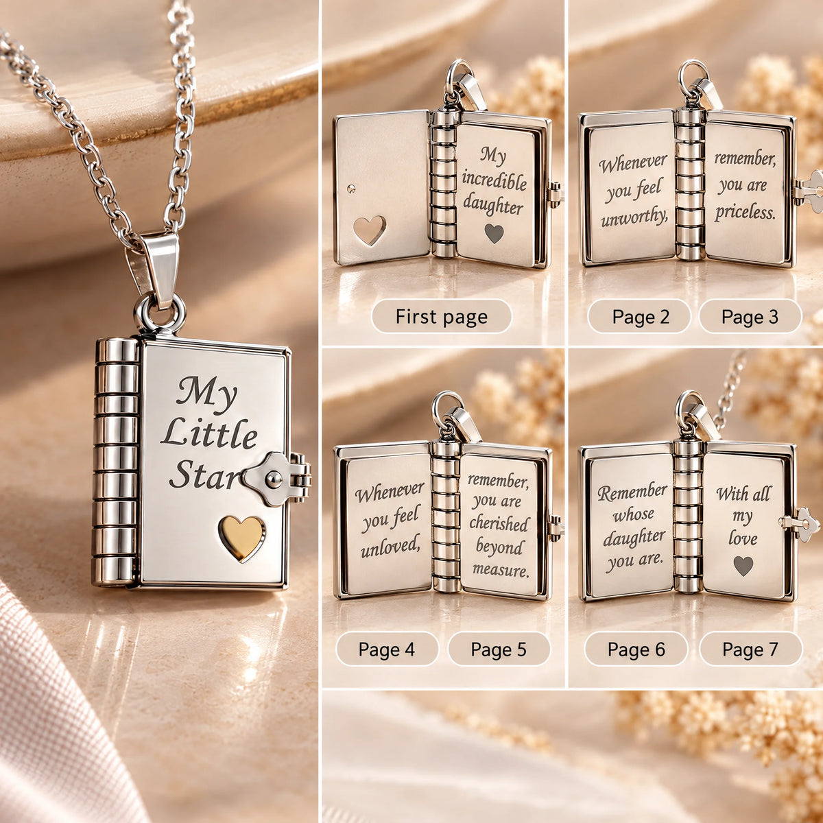 Little Book of Love Necklace