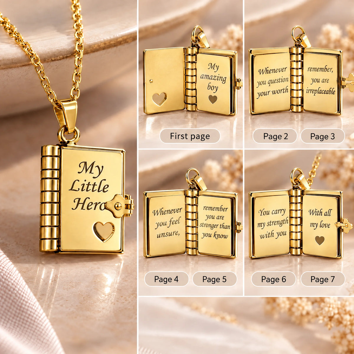 Little Book of Love Necklace