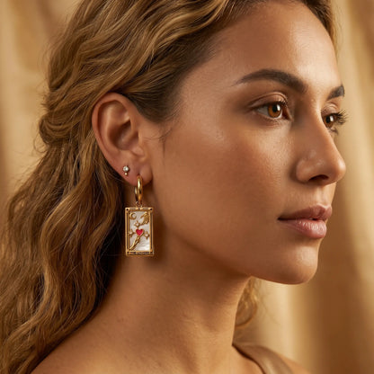 Tarot Card Manifestation Earrings