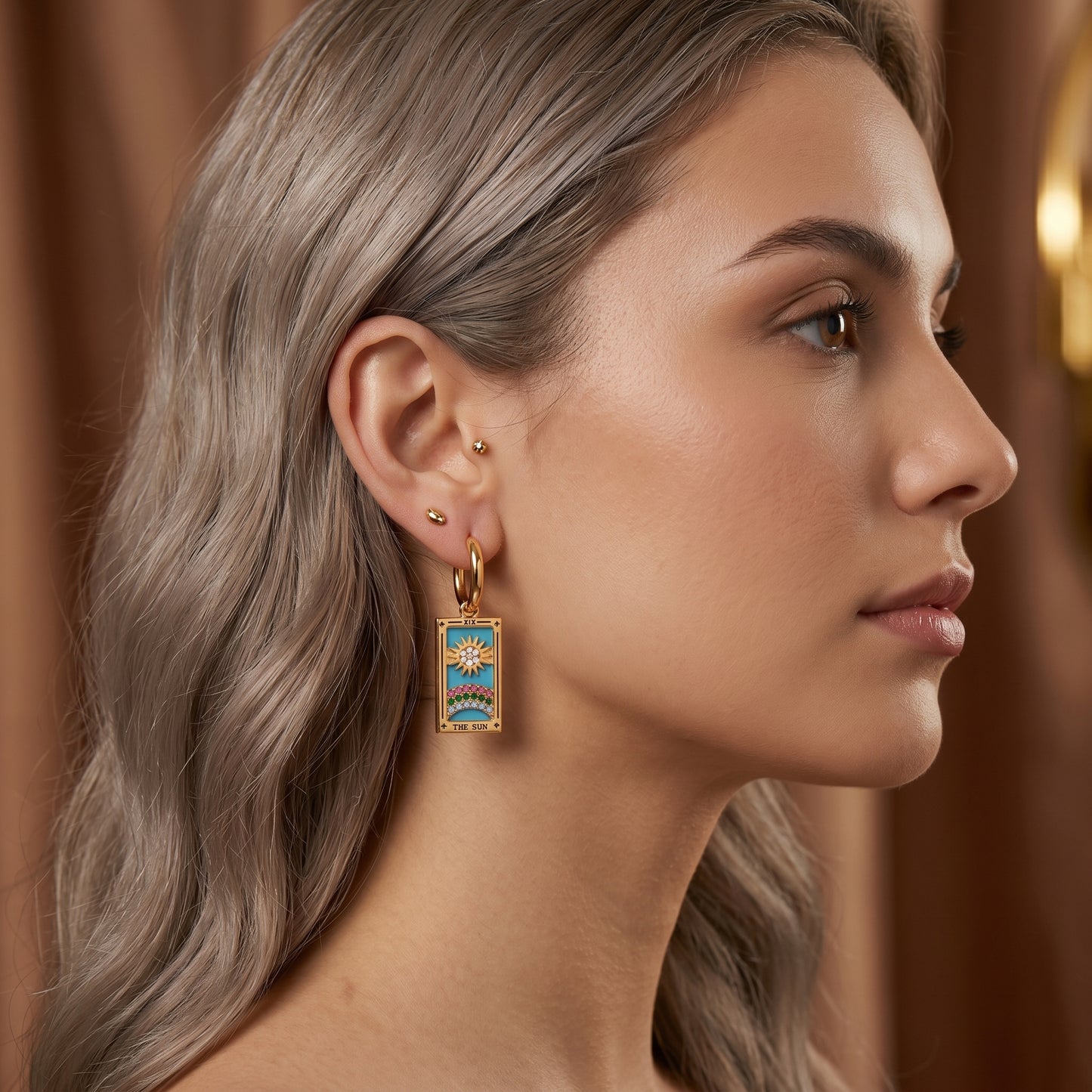 Tarot Card Manifestation Earrings