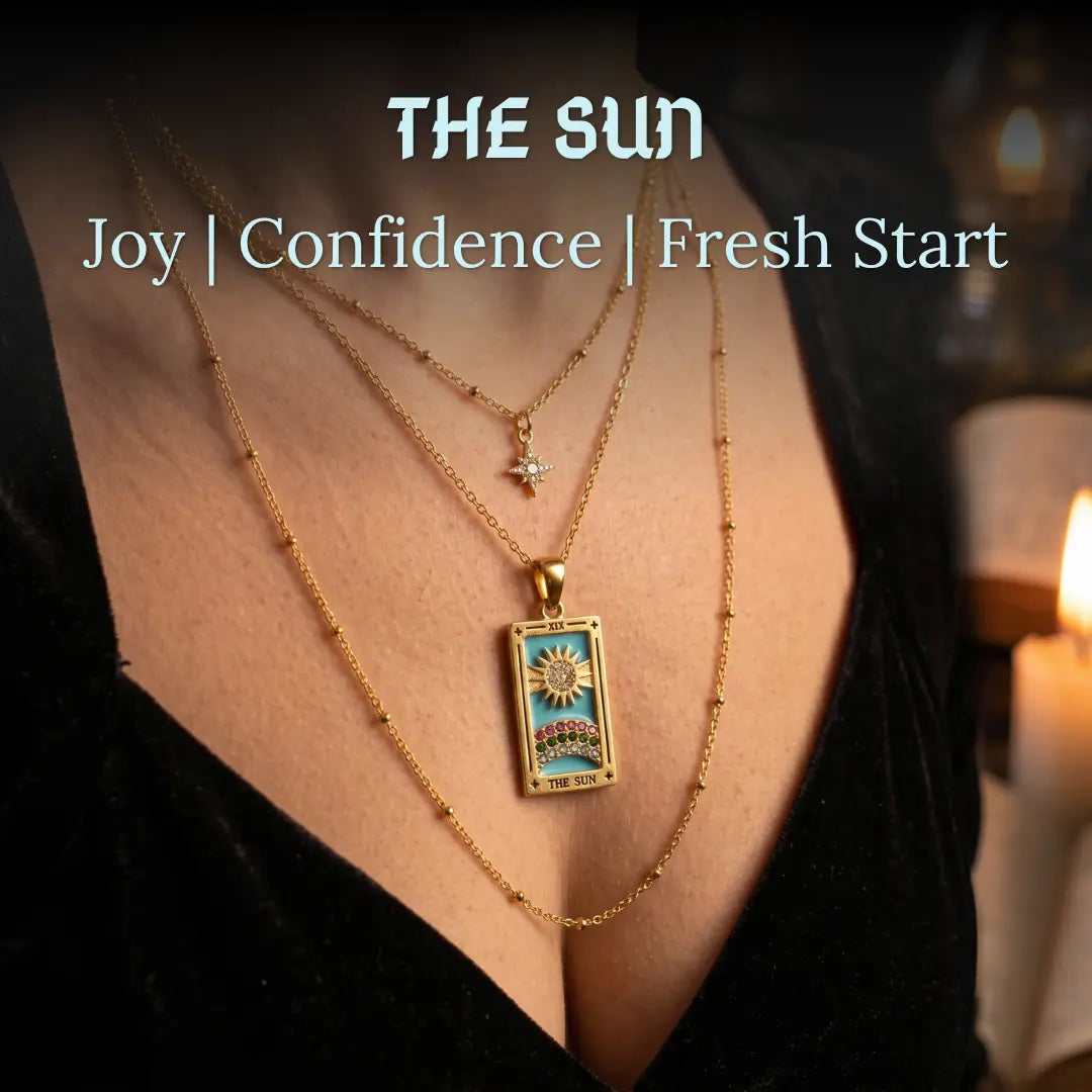 Tarot Card Manifestation Necklace